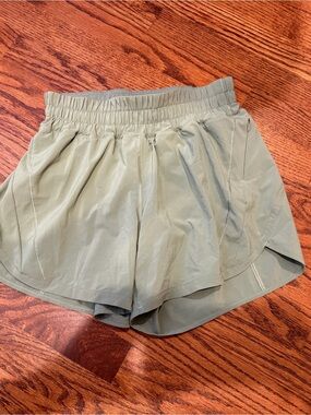 lululemon athletica Olive Green Women's Running Shorts